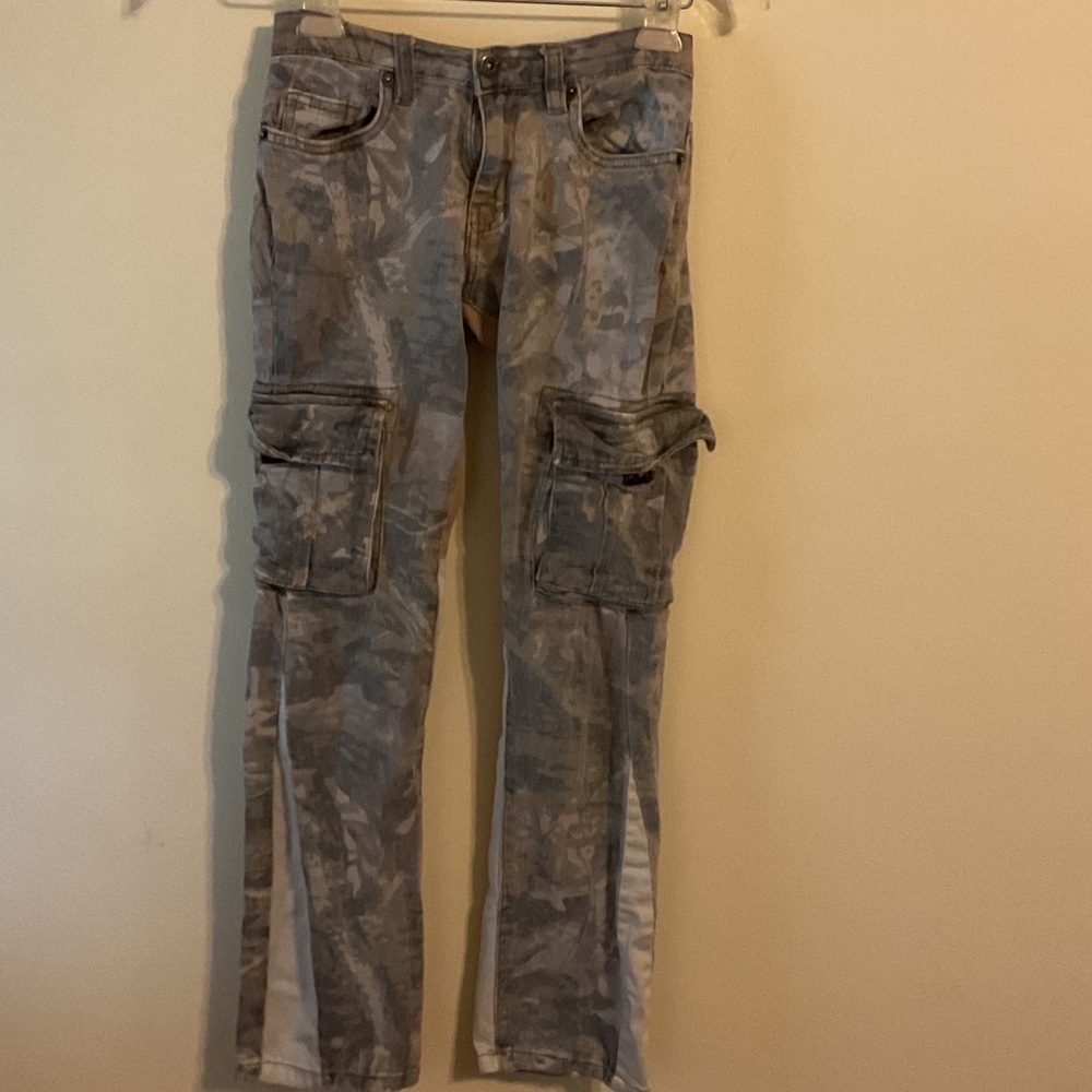 Kids Camouflage Cargo Jeans